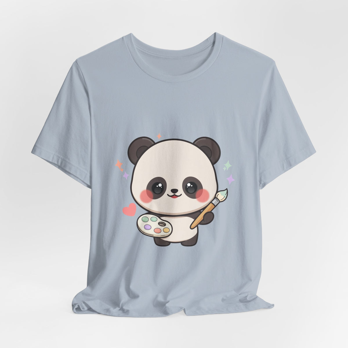 Kawaii Panda Artist T-Shirt for Creative Panda Fans