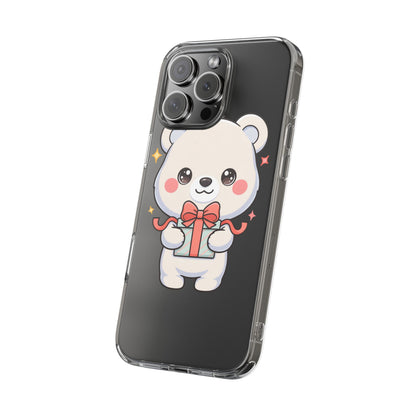 Kawaii Polar Bear Gift Phone Case for Holiday Gifting