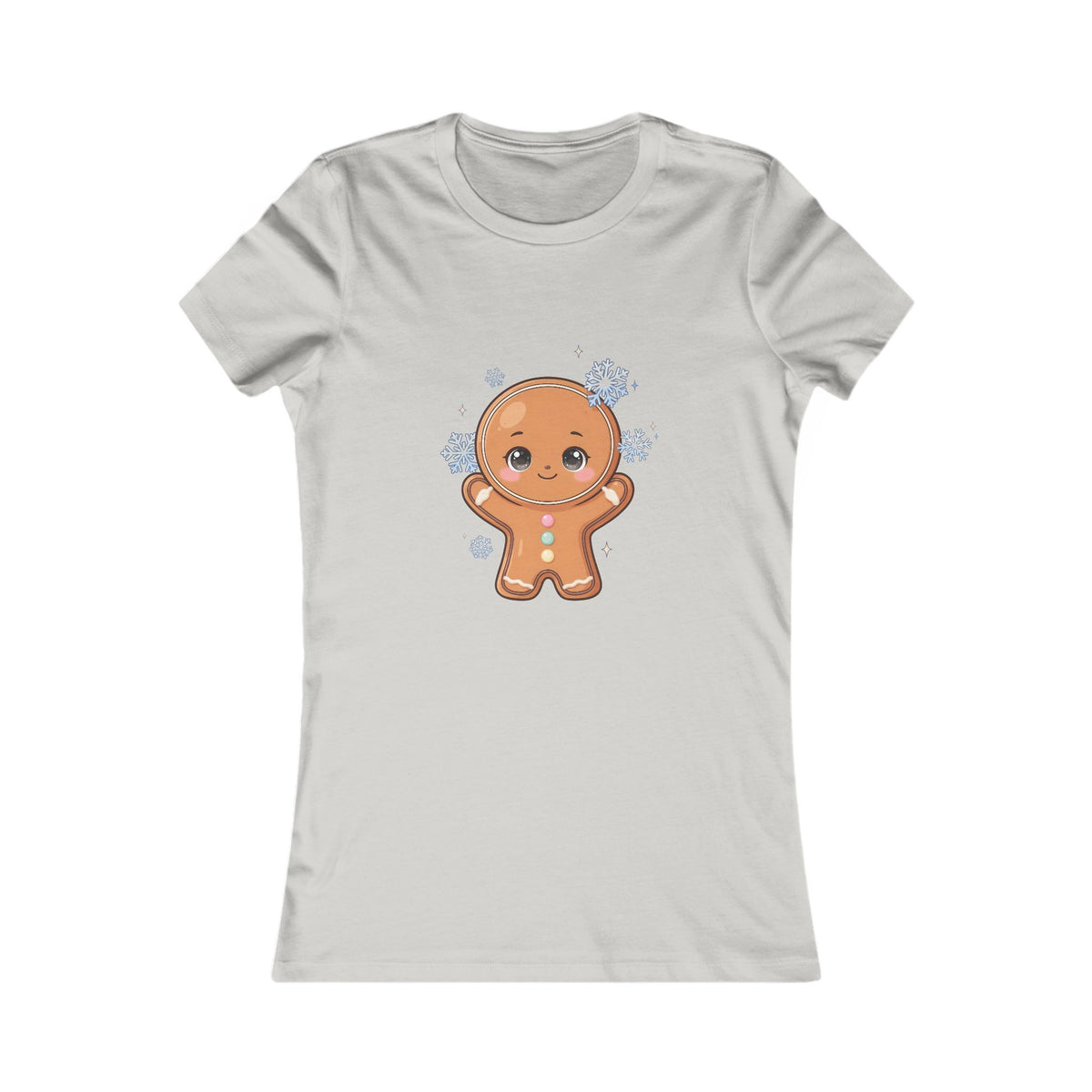 Kawaii Gingerbread T-Shirt for Cozy Winter Outings