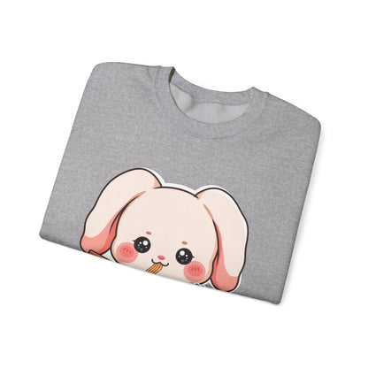 Kawaii Ramen Bunny Sweatshirt for Cute Foodie Fans