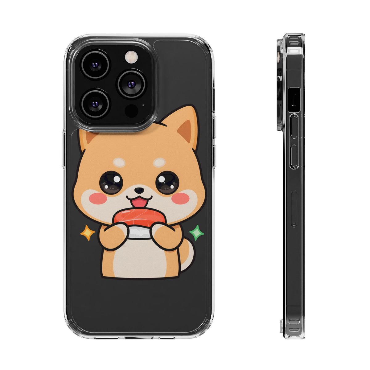 Kawaii Shiba Inu Phone Case for Sushi Lovers