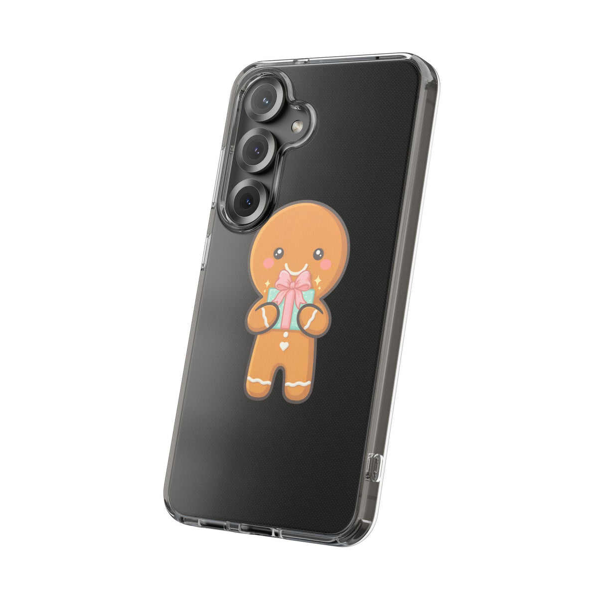Gingerbread Man Phone Case, Cute Holiday Gift Design