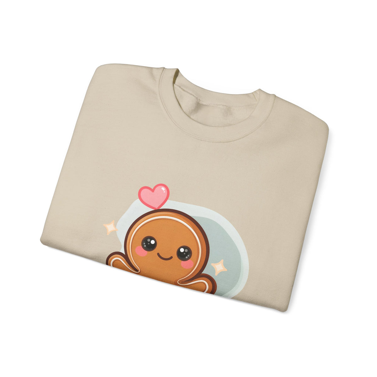 Kawaii Gingerbread Sweatshirt for Cozy Holiday Mornings