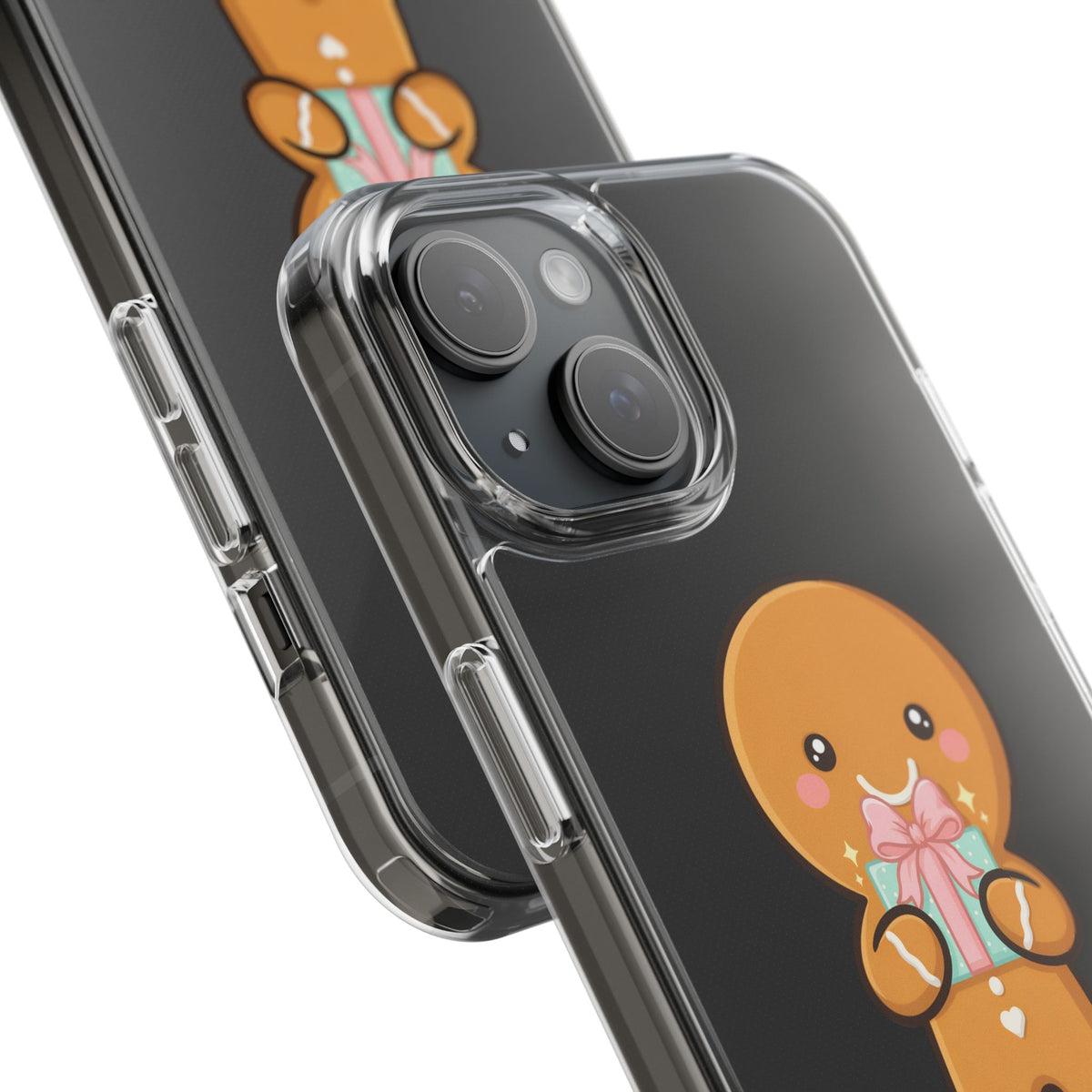 Gingerbread Man Phone Case, Cute Holiday Gift Design