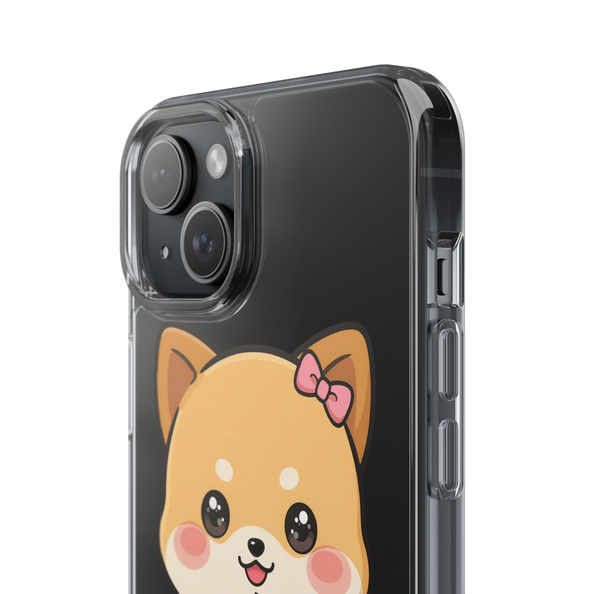 Kawaii Shiba Inu Phone Case with Latte