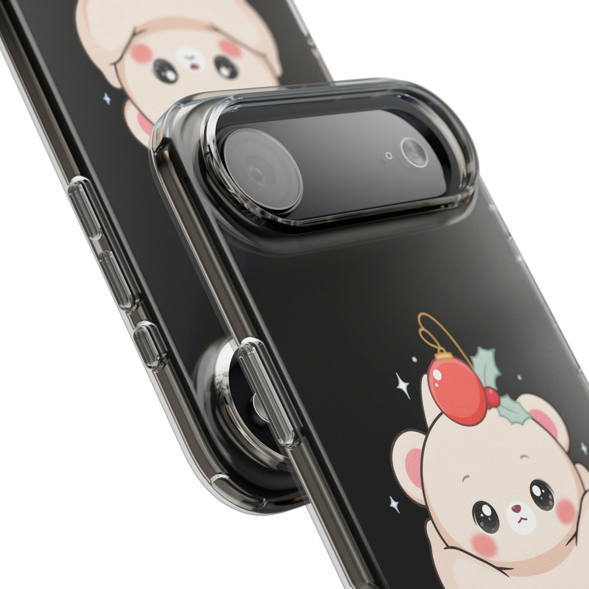 Kawaii Christmas Bear Phone Case for Cozy Holiday Days