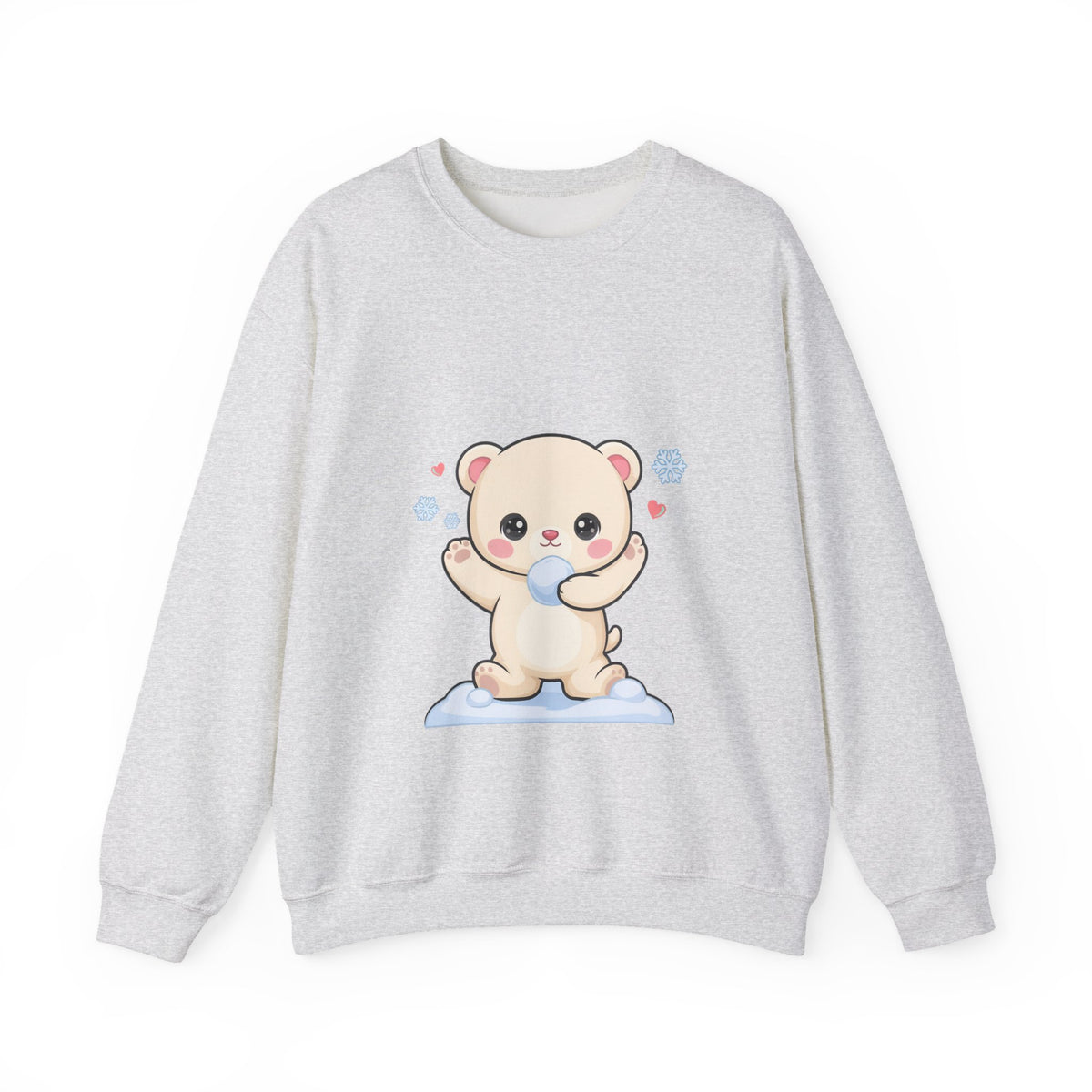 Kawaii Polar Bear Sweatshirt for Cozy Winter Days