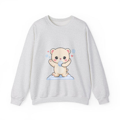Kawaii Polar Bear Sweatshirt for Cozy Winter Days