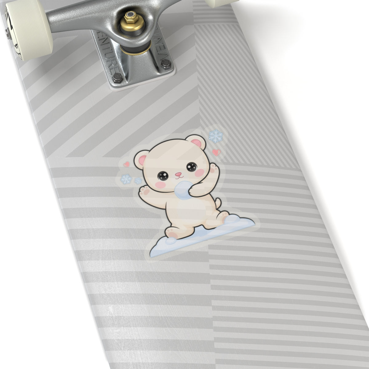 Kawaii Polar Bear Sticker for Laptops and Journals