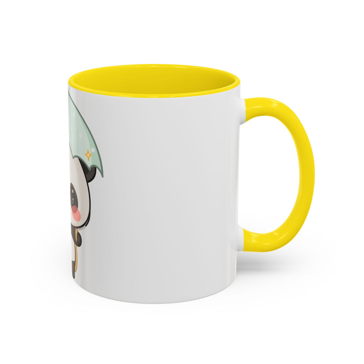 Cute Panda Accent Coffee Mug for Rainy Day Sips