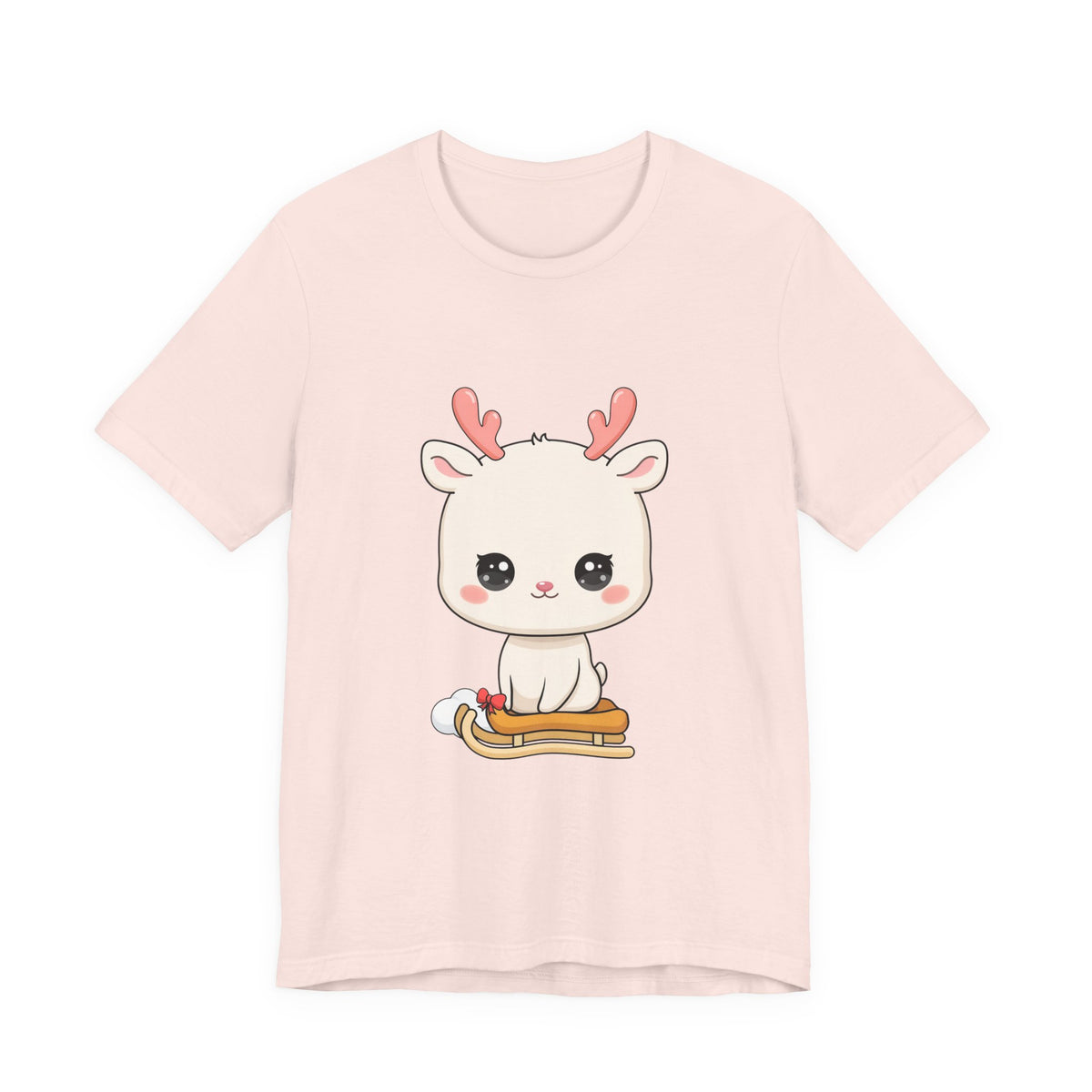 Kawaii Reindeer T-Shirt for Cozy Winter Days