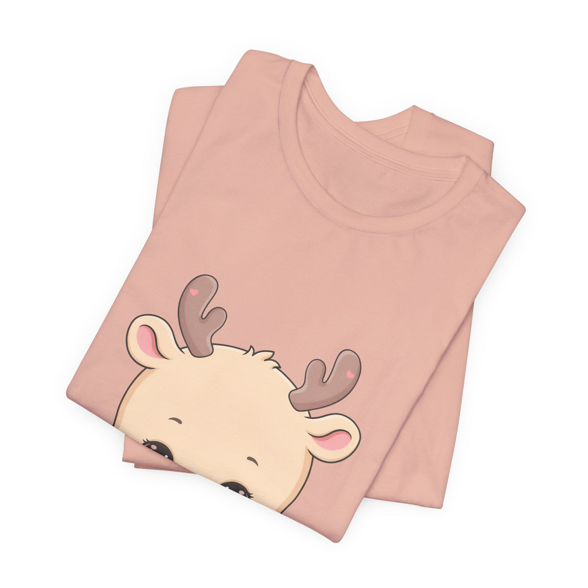 Kawaii Reindeer T-Shirt for Cozy Cocoa Season