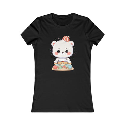 Christmas Polar Bear Tee for Kawaii Holiday Fans