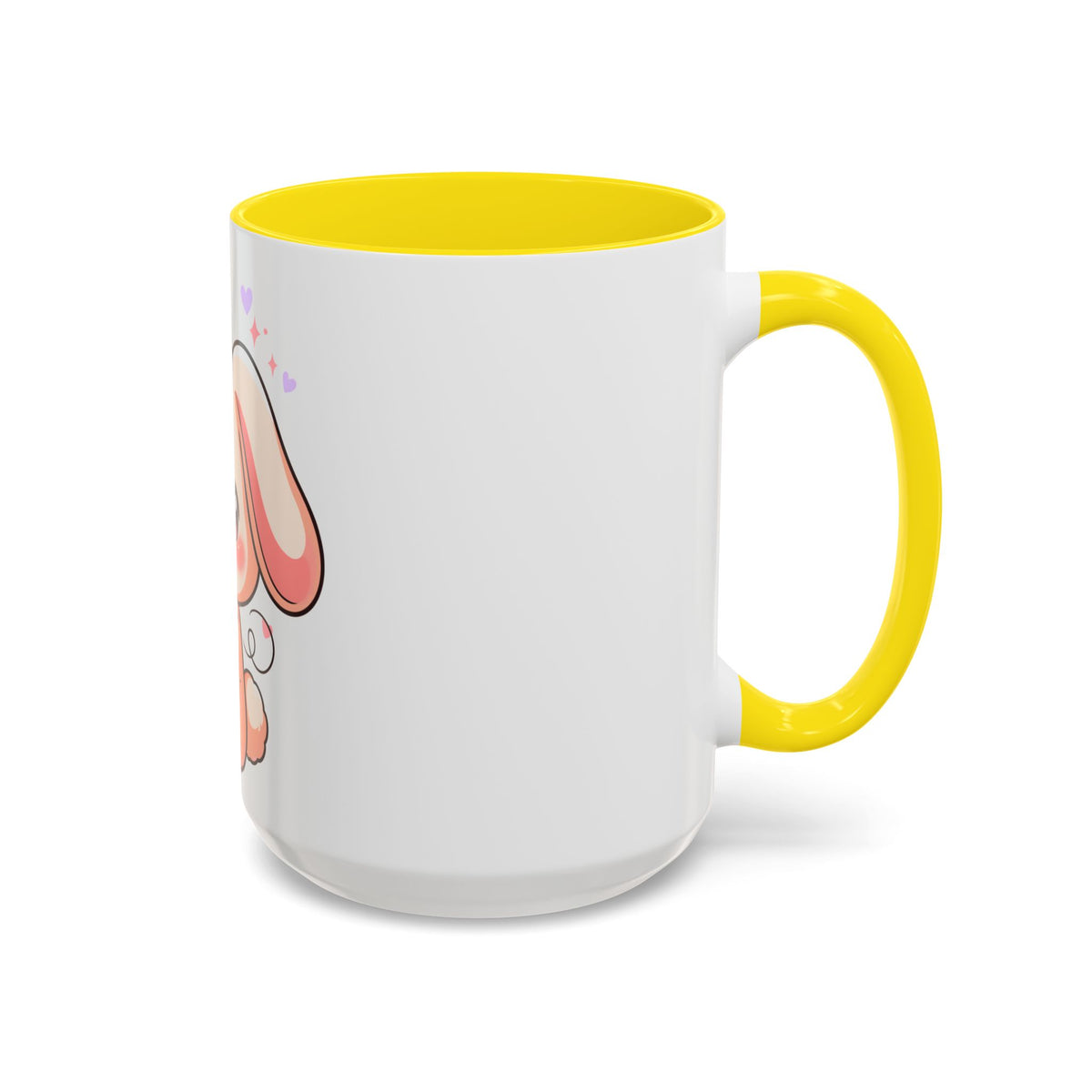Gamer Bunny Accent Coffee Mug for Kawaii Game Lovers