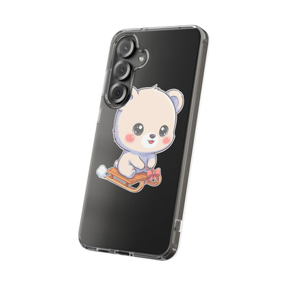 Kawaii Polar Bear Phone Case, Cute Winter Gift