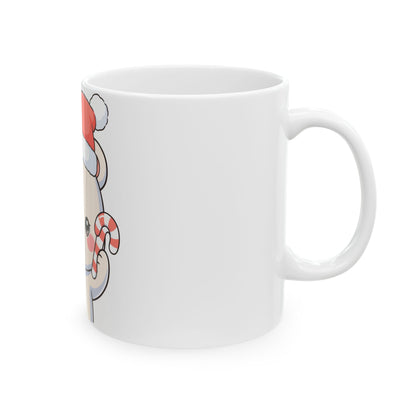 Kawaii Polar Bear Christmas Mug, 11oz or 15oz