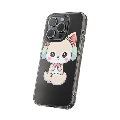 Kawaii Arctic Fox Phone Case – Cozy Winter Cutie