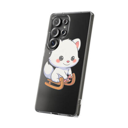 Kawaii Arctic Fox Phone Case for Cute Animal Lovers