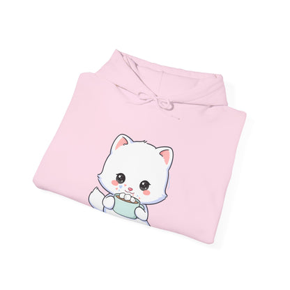 Kawaii Arctic Fox Hoodie for Cozy Cute-Style Fans