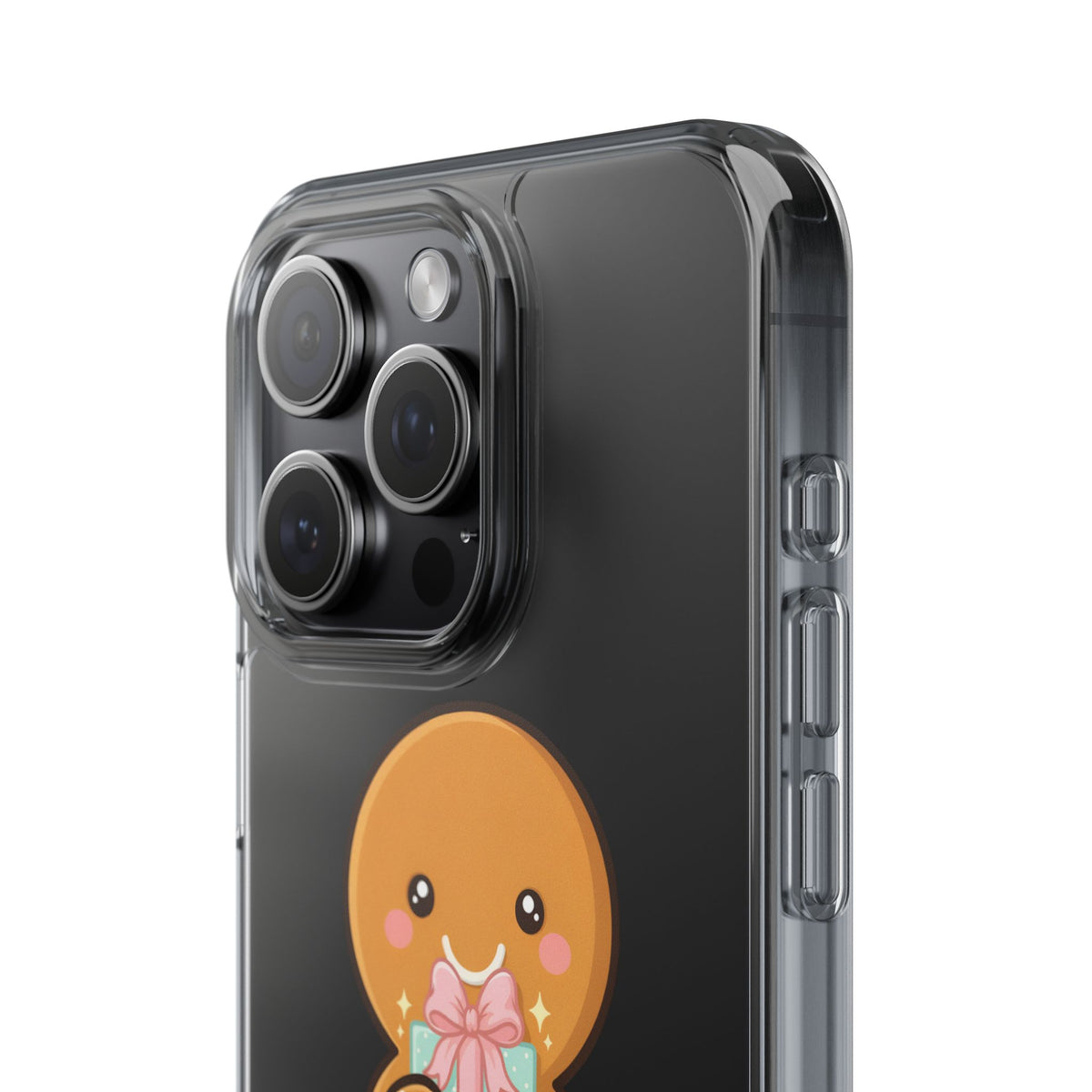 Gingerbread Man Phone Case, Cute Holiday Gift Design