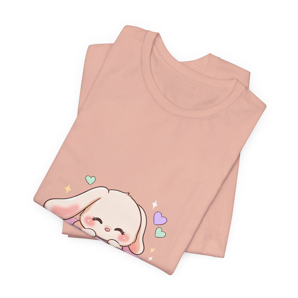 Kawaii Sleeping Bunny Tee, Cute Cloud Nap Unisex Shirt