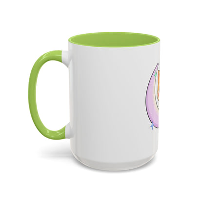 Kawaii Shiba Inu Accent Coffee Mug, Moon Puppy Gift