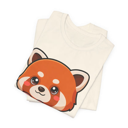Kawaii Red Panda T-Shirt: Big Heart, Cozy Vibes