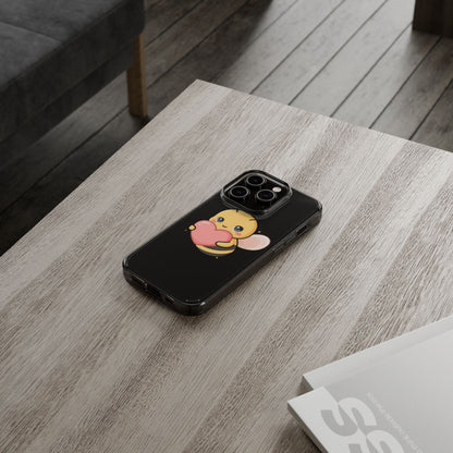 Kawaii Bee Clear Impact-Resistant Phone Case