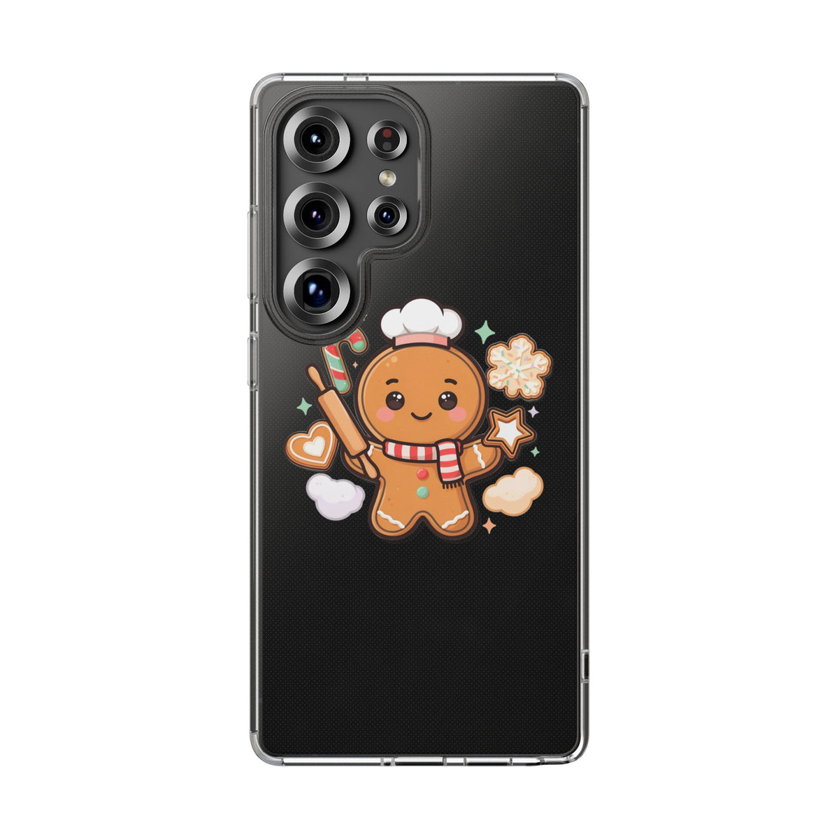 Gingerbread Christmas Phone Case for Holiday Baking Fans