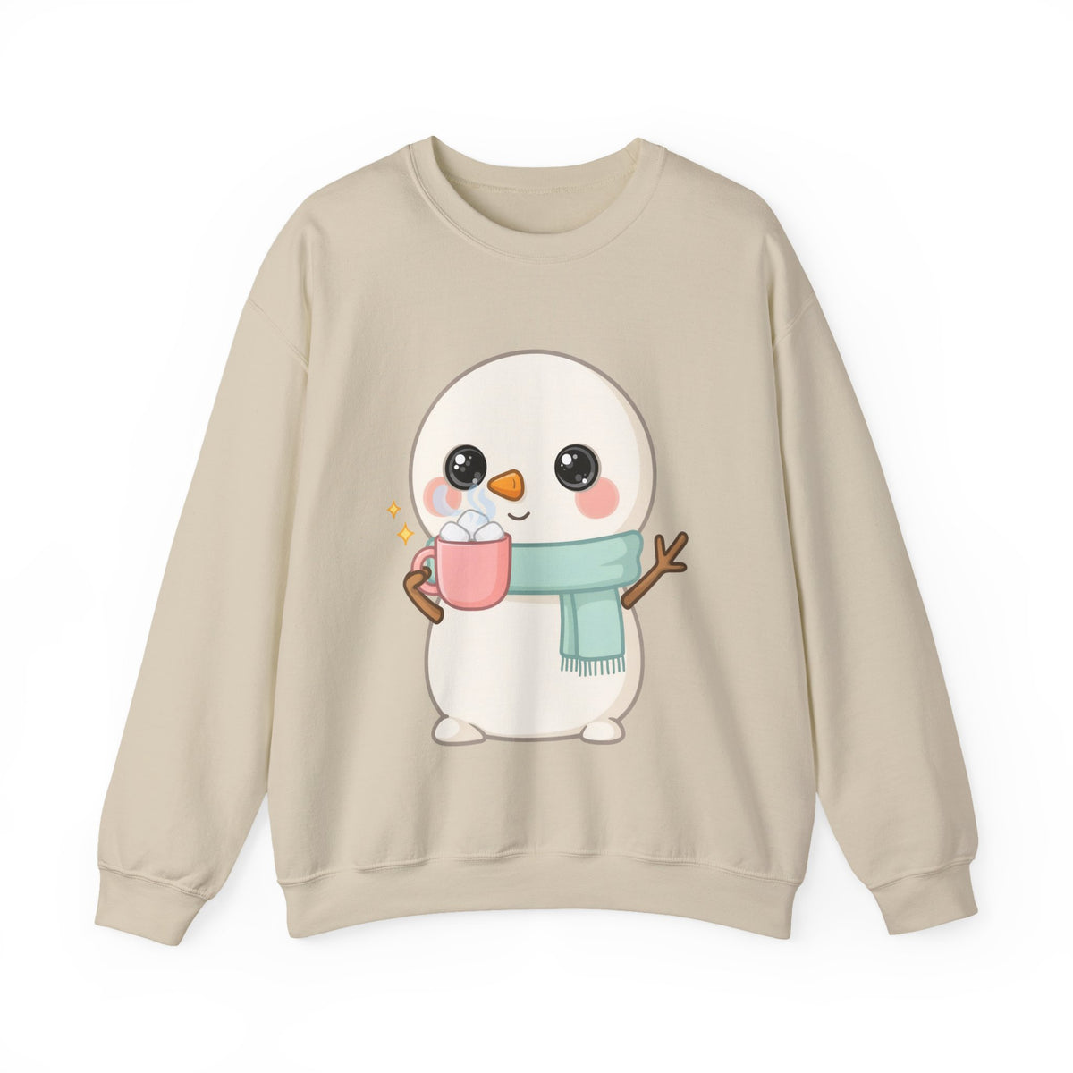 Kawaii Snowman Sweatshirt for Cozy Winter Days
