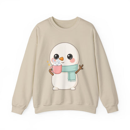 Kawaii Snowman Sweatshirt for Cozy Winter Days