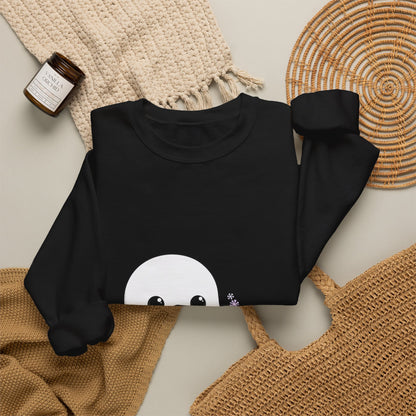 Cute Snowman Christmas Sweatshirt, Kawaii Holiday Crewneck