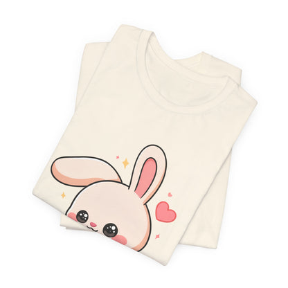 Kawaii Bunny Skateboard T-Shirt for Cute Style Fans