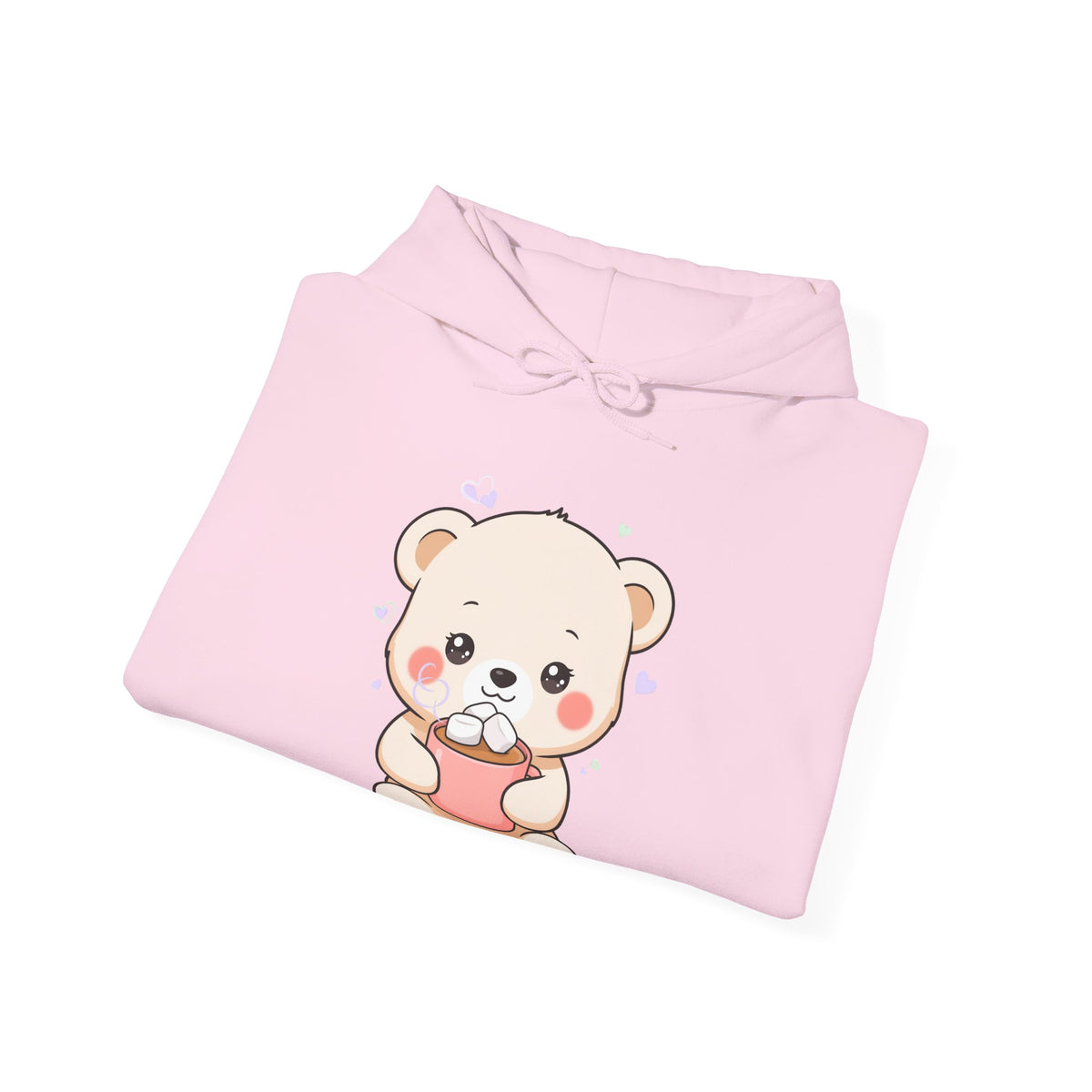 Kawaii Polar Bear Hoodie – Cozy Cocoa Cub Sweatshirt