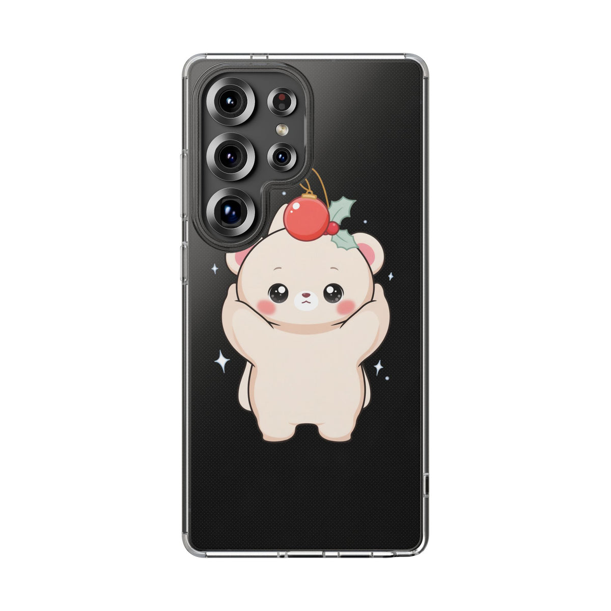 Kawaii Christmas Bear Phone Case for Cozy Holiday Days