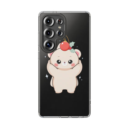 Kawaii Christmas Bear Phone Case for Cozy Holiday Days