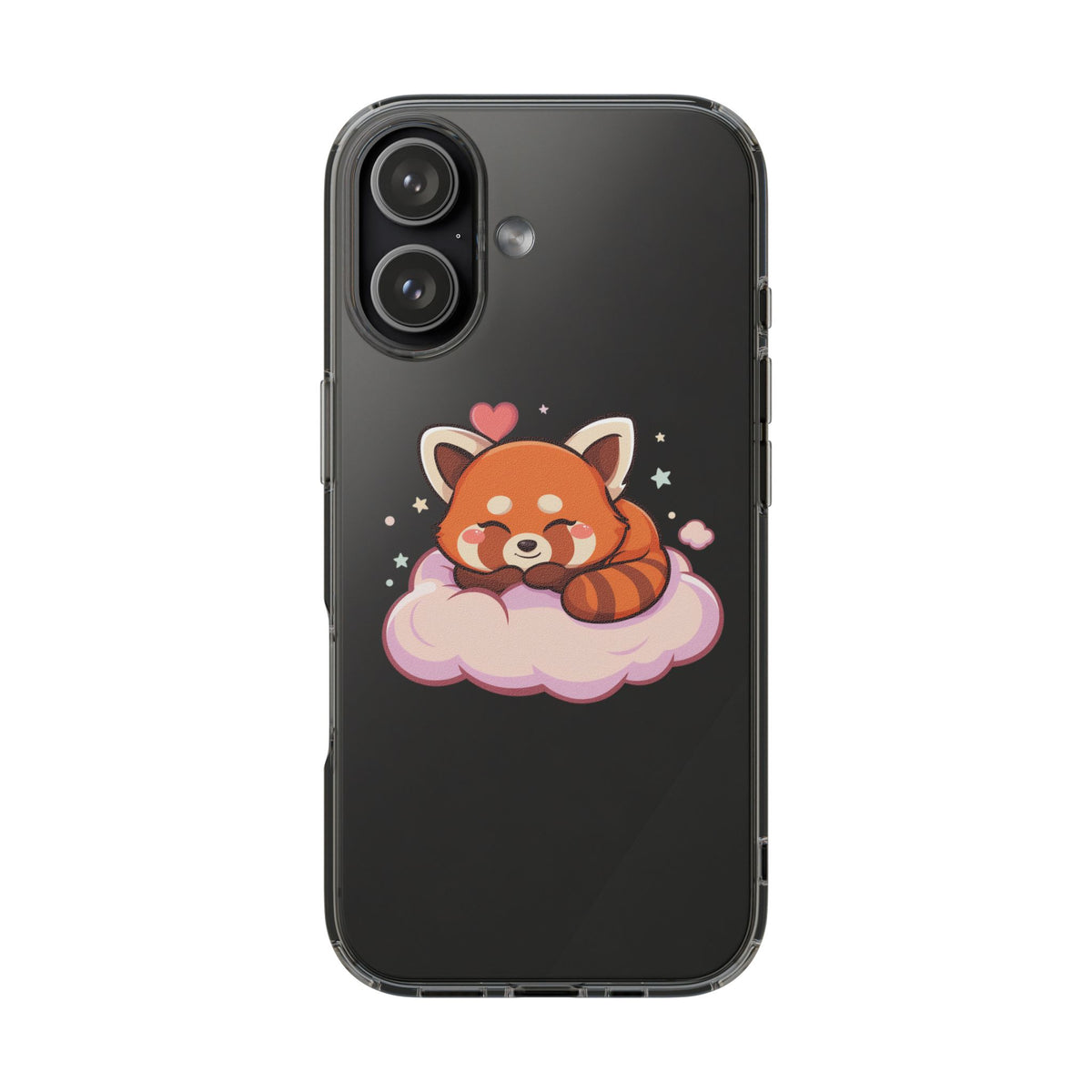 Cute Red Panda Phone Case, Dreamy Kawaii Cloud Art