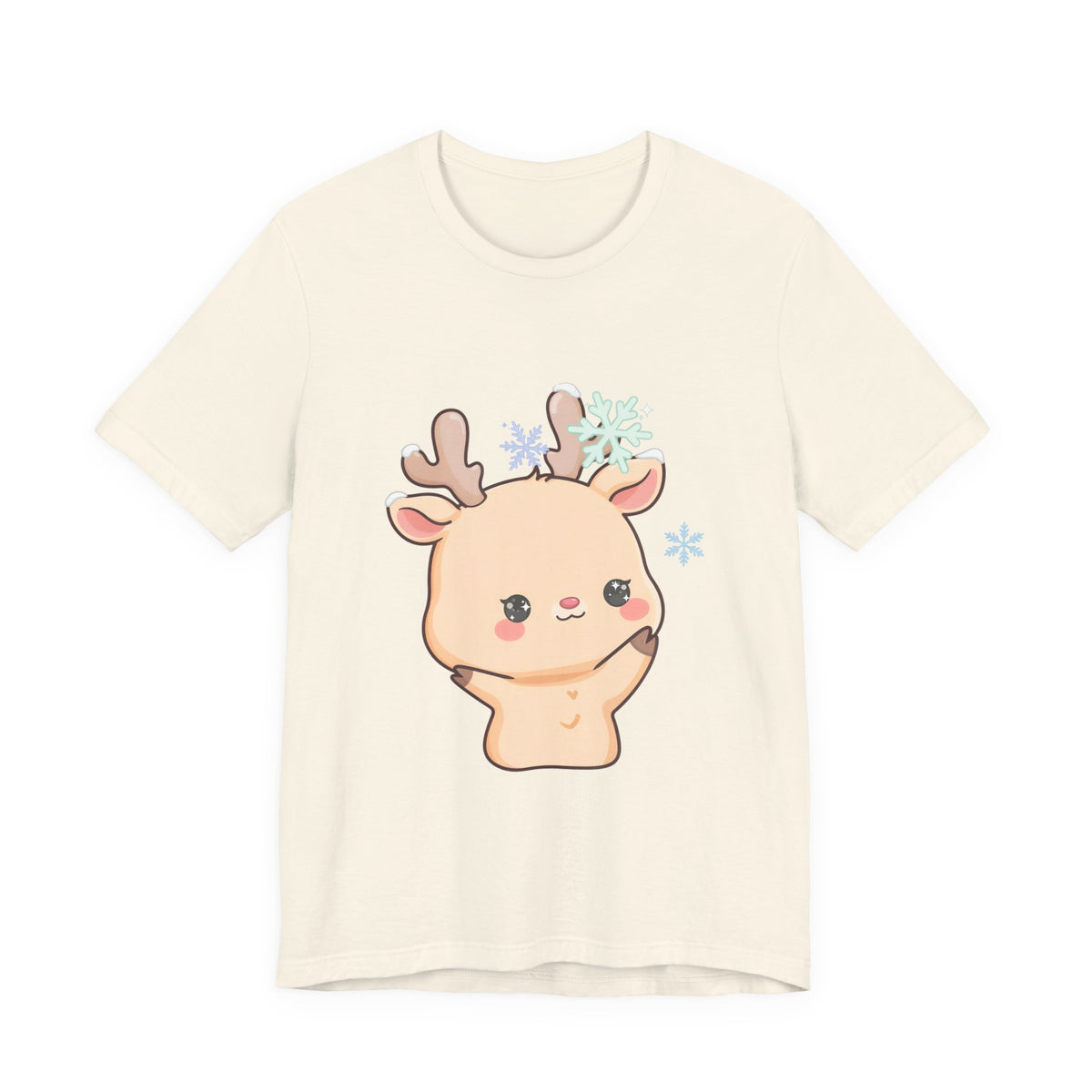 Kawaii Reindeer T-Shirt for Cute Winter Outfits