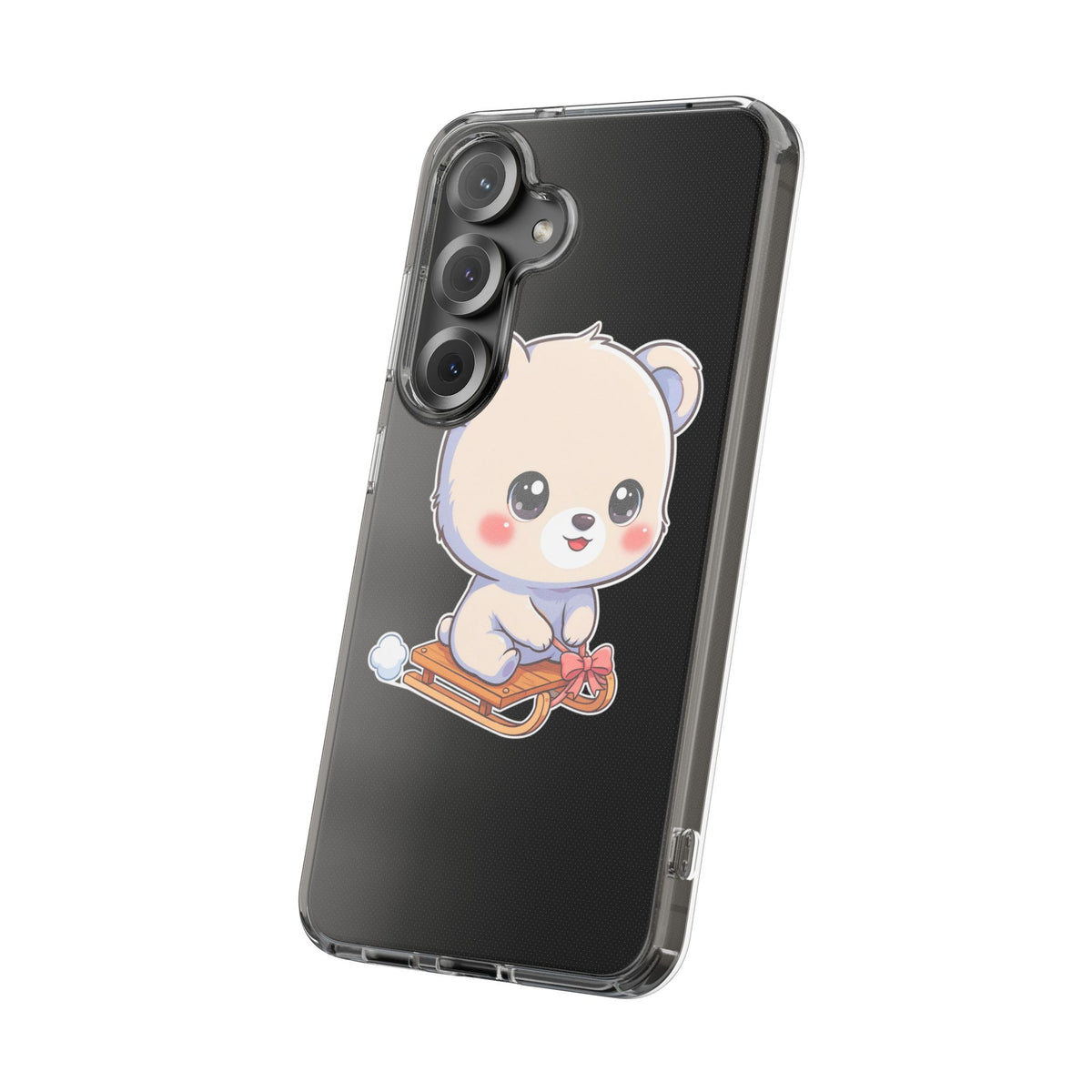 Kawaii Polar Bear Phone Case, Cute Winter Gift