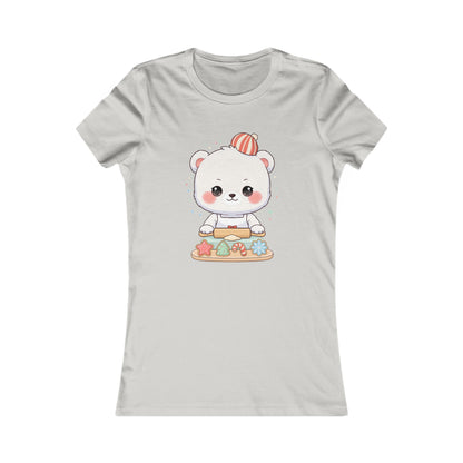 Christmas Polar Bear Tee for Kawaii Holiday Fans