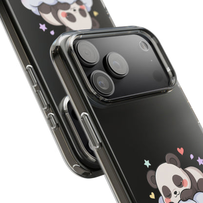 Sleeping Panda Clear Impact-Resistant Phone Case