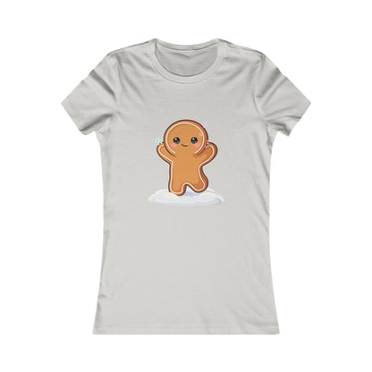 Kawaii Gingerbread T-Shirt for Cozy Winter Errands