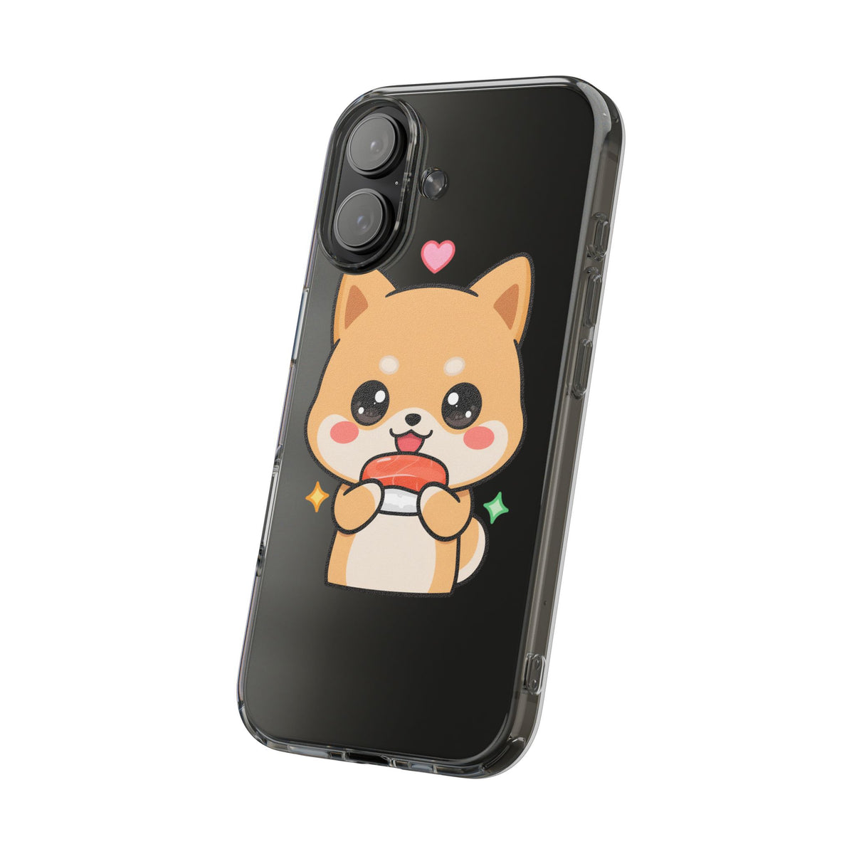 Kawaii Shiba Inu Phone Case for Sushi Lovers