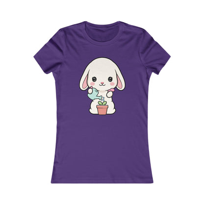 Kawaii Bunny Plant Lover Women's Tee