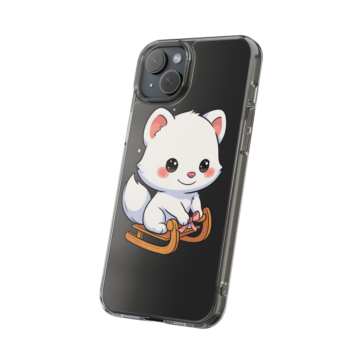 Kawaii Arctic Fox Phone Case for Cute Animal Lovers