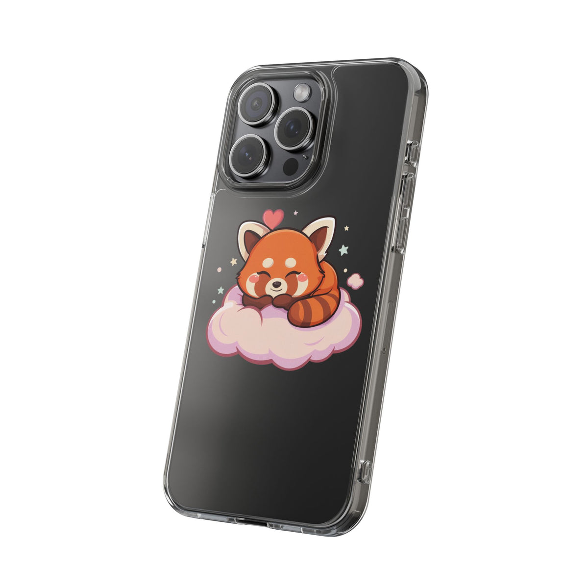 Cute Red Panda Phone Case, Dreamy Kawaii Cloud Art