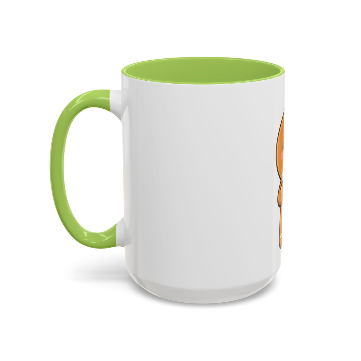 Gingerbread Coffee Mug, Cute Holiday Accent Mug