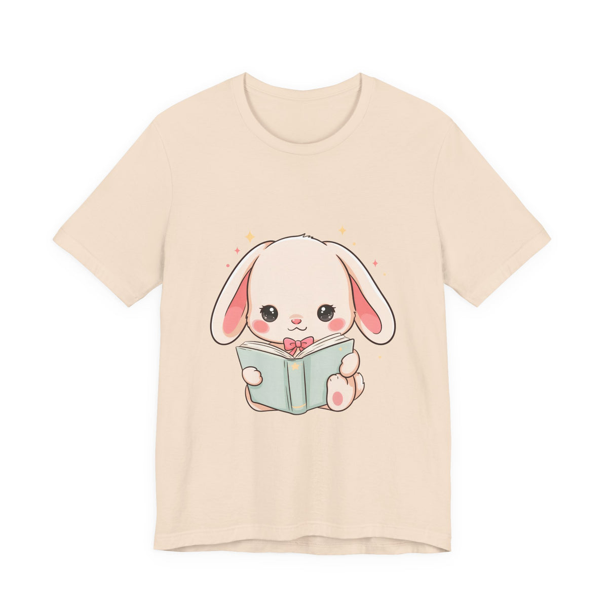 Book Lover Bunny T-Shirt – Cute Kawaii Reader Tee