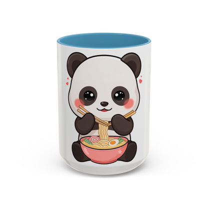 Kawaii Panda Ramen Mug, Cute Accent Coffee Mug