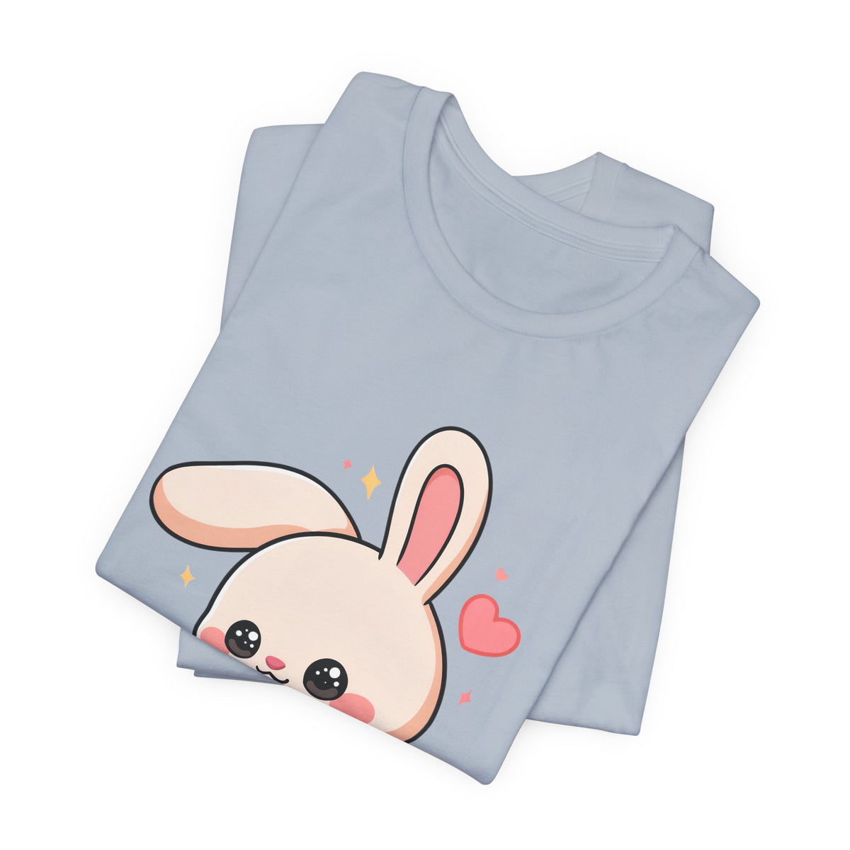 Kawaii Bunny Skateboard T-Shirt for Cute Style Fans